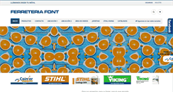 Desktop Screenshot of ferreteriafont.com